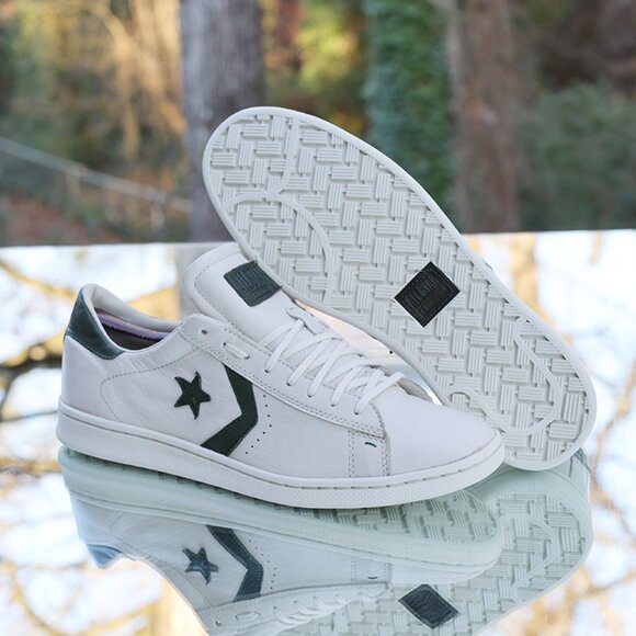 Converse John Varvatos Pro Leather Low White Green 2012 - Picture 5 of 15